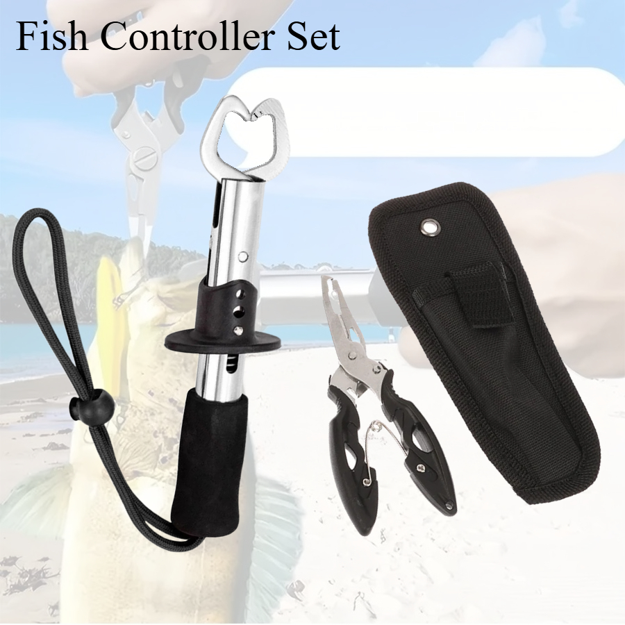 Fishing Hook Sharpener - 2pcs Fish Controller Set Inclusion 1pc