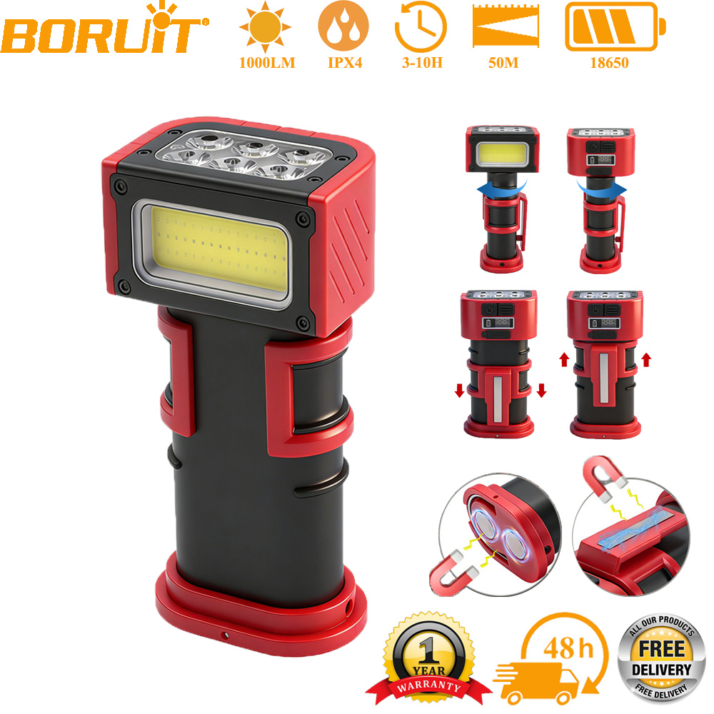 Fishing Hook - BORUiT COB LED Work Light 1000LM