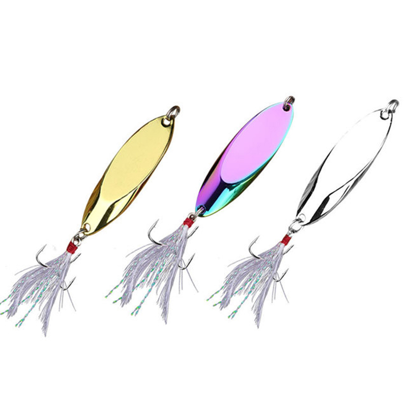 Fishing Hook Treble - X-Vây 2.5-42G Kim Loại Spoon Lure