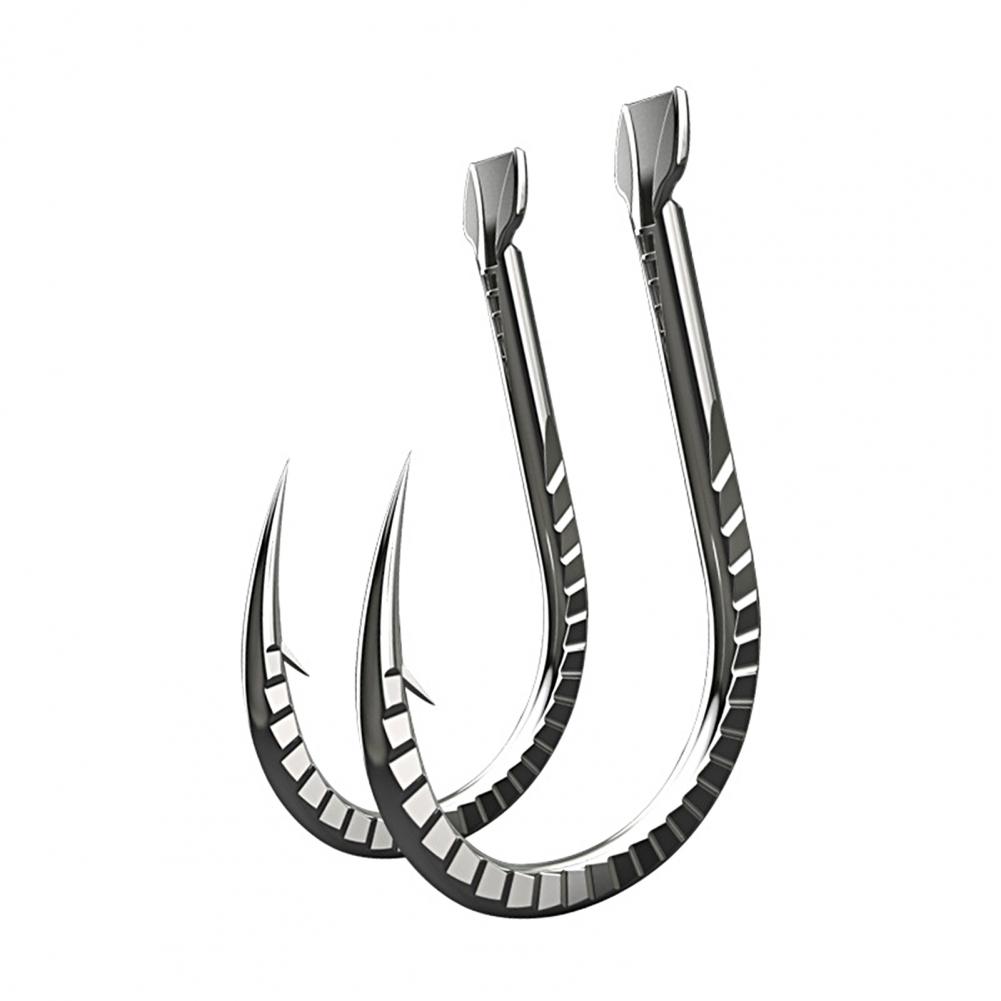 Fishing Hook Offset - 30Pcs/Set 1-15 Fishing Hooks Sharp Titanium