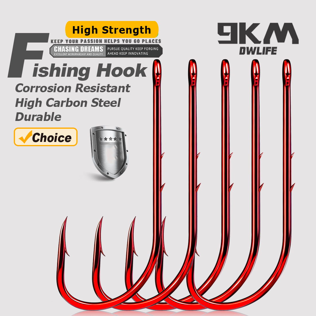 Fishing Hook Circle - 9KM Baitholder Fishing Hooks Long Shank