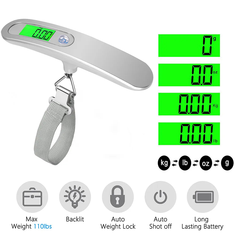 Fishing Hook - 50kg/110 Pound Portable Hanging Electronic Luggage
