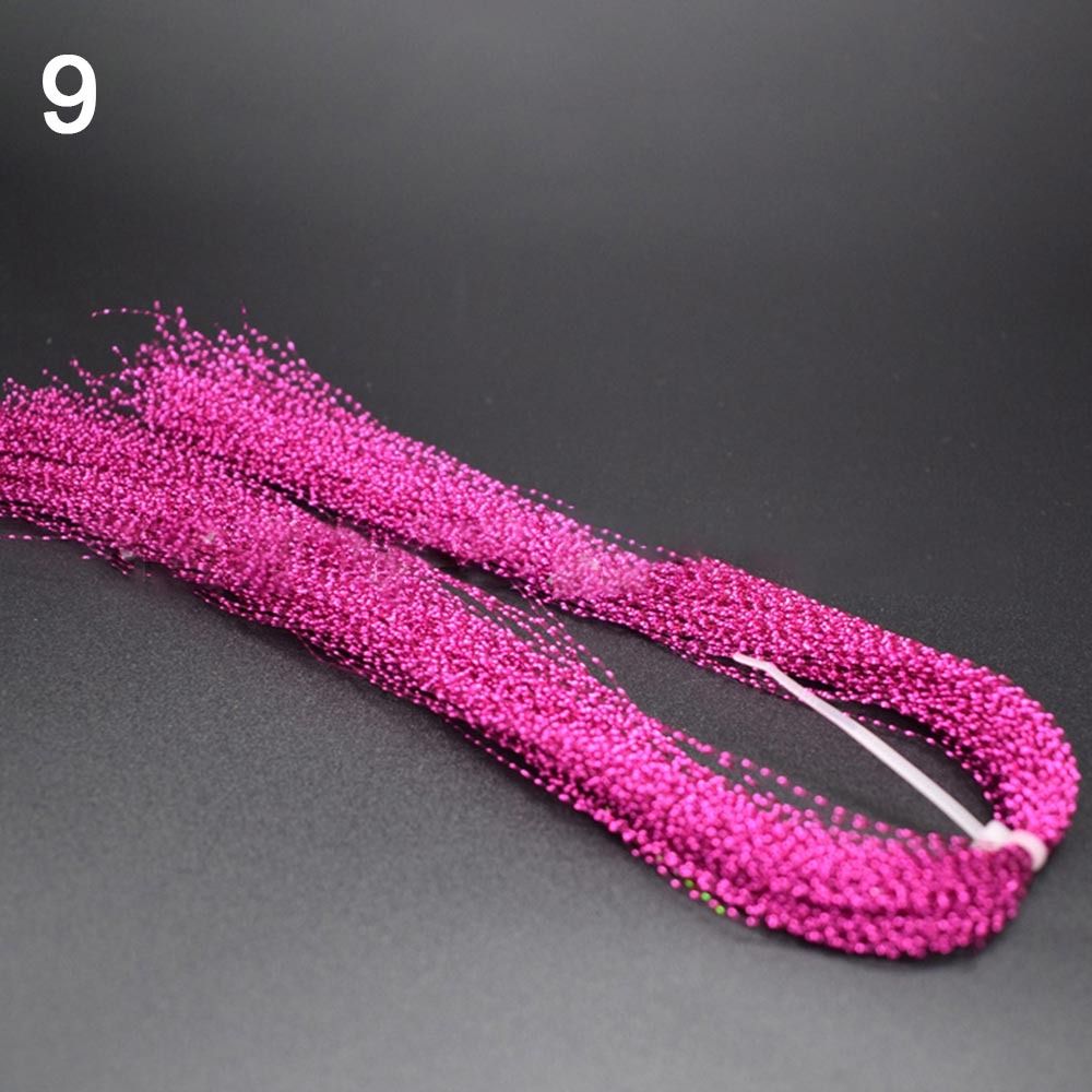 Fishing Hook Jig - New Flash Fly Tying Materials Fishing