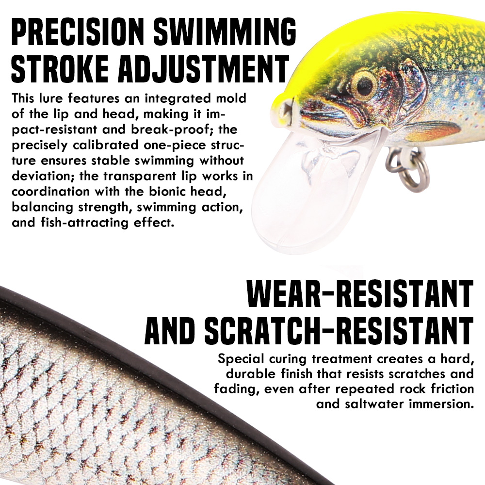 B&U Fishing Lures Sinking Minn - đánh giá và giá Fishing Hook Treble