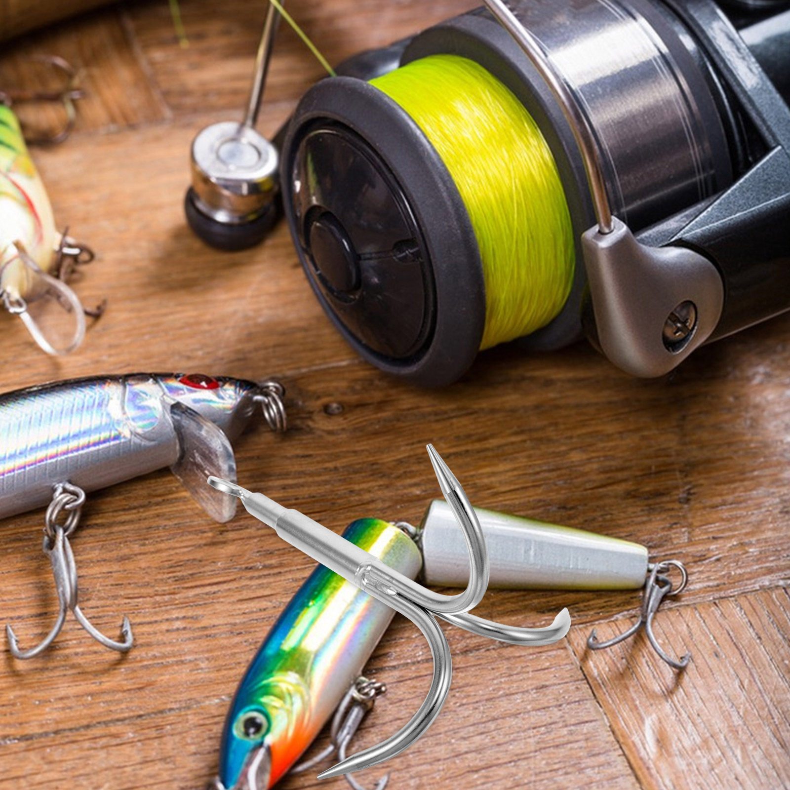 Hook Grappling for Pier Fishin - đánh giá và giá Fishing Hook Stainless Steel