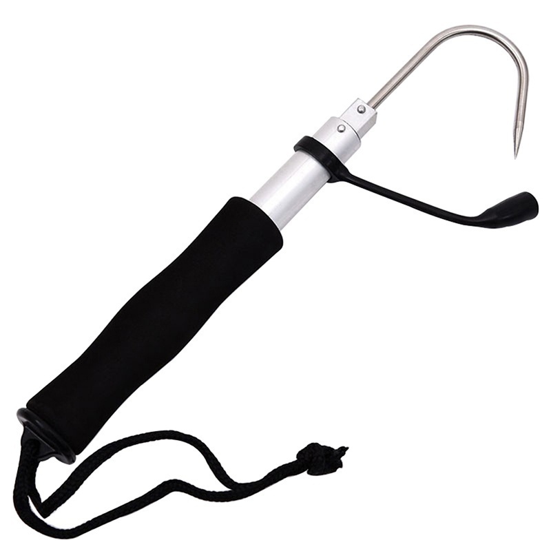 Telescopic Retractable Fish Ga - đánh giá và giá Fishing Hook Stainless Steel
