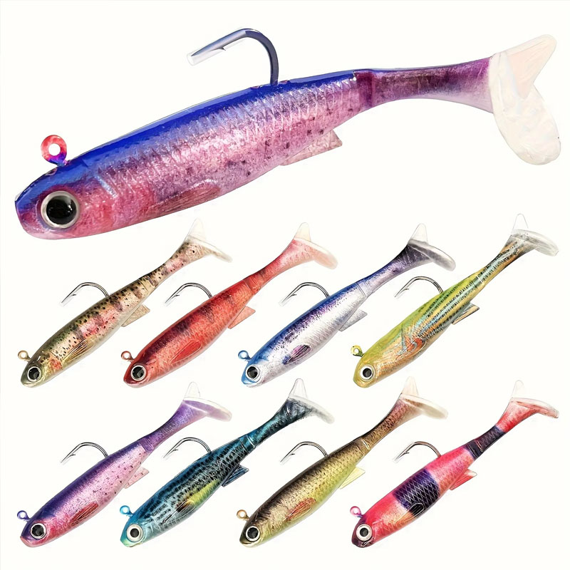 Pre-Rigged Sea Bass Lure | 3-P - đánh giá và giá Fishing Hook Weedless