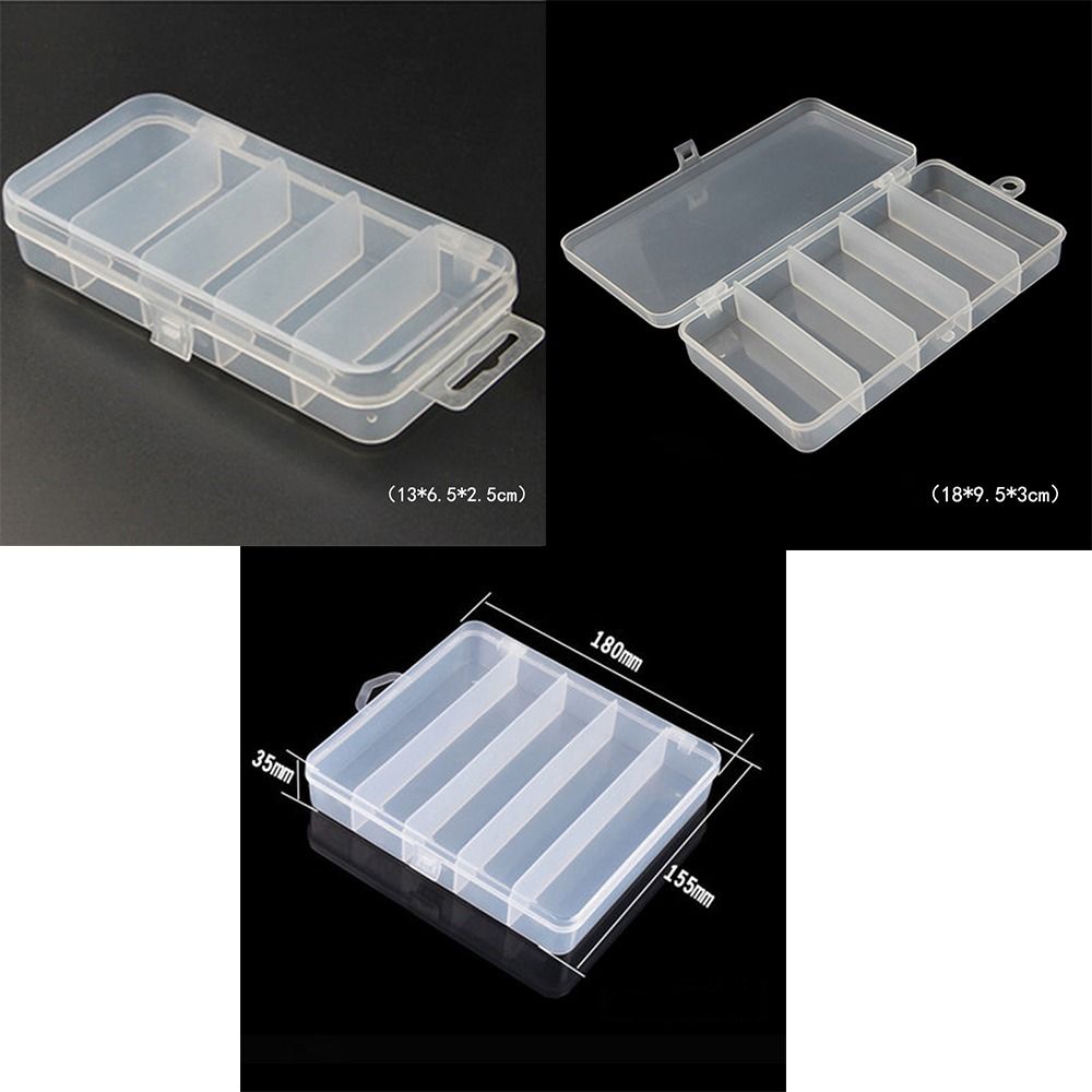 1/3pcs 3 Sizes of Plastic Fish - đánh giá và giá Fishing Hook Box