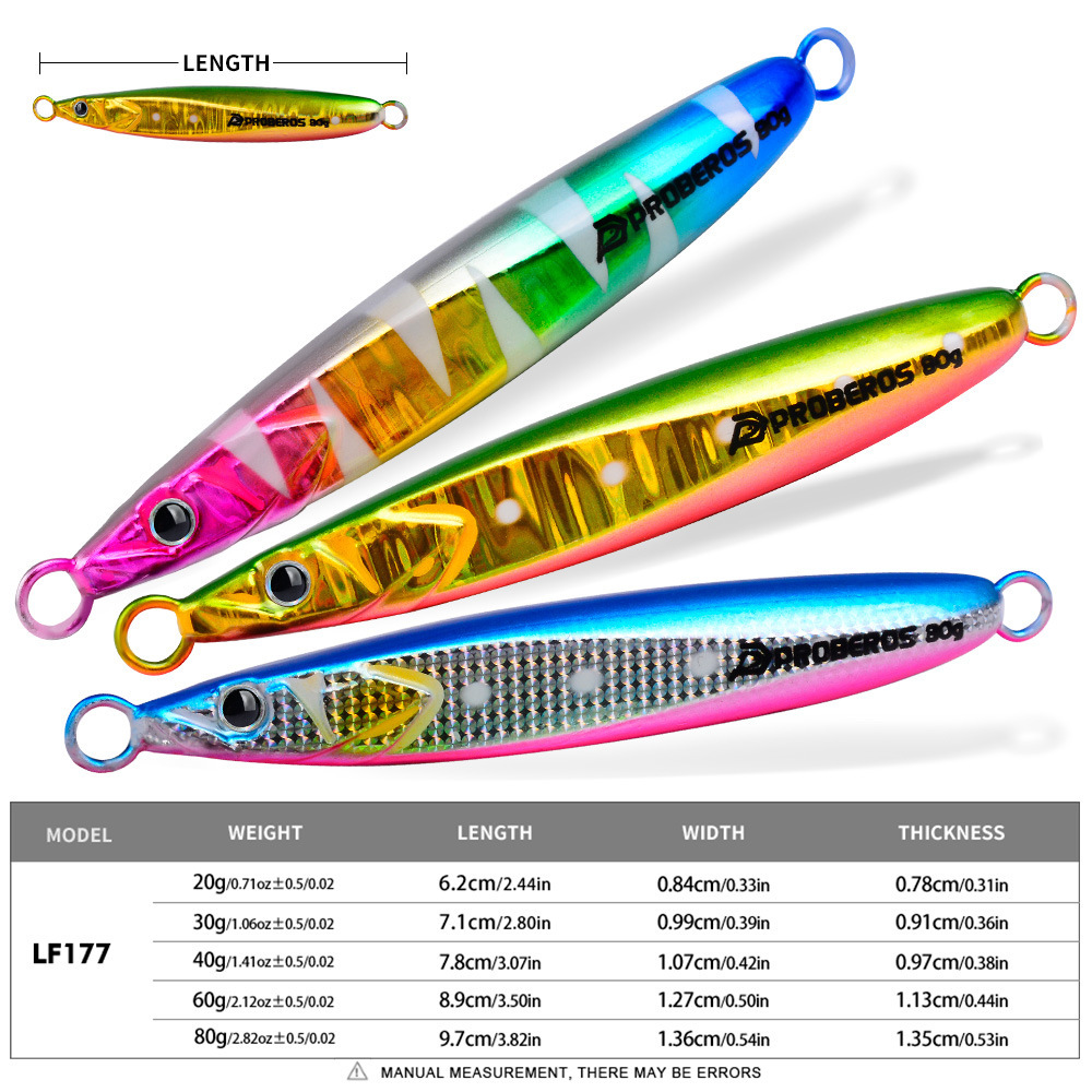 LHFSH Luminous Metal Jig Fishi - đánh giá và giá Fishing Hook Treble