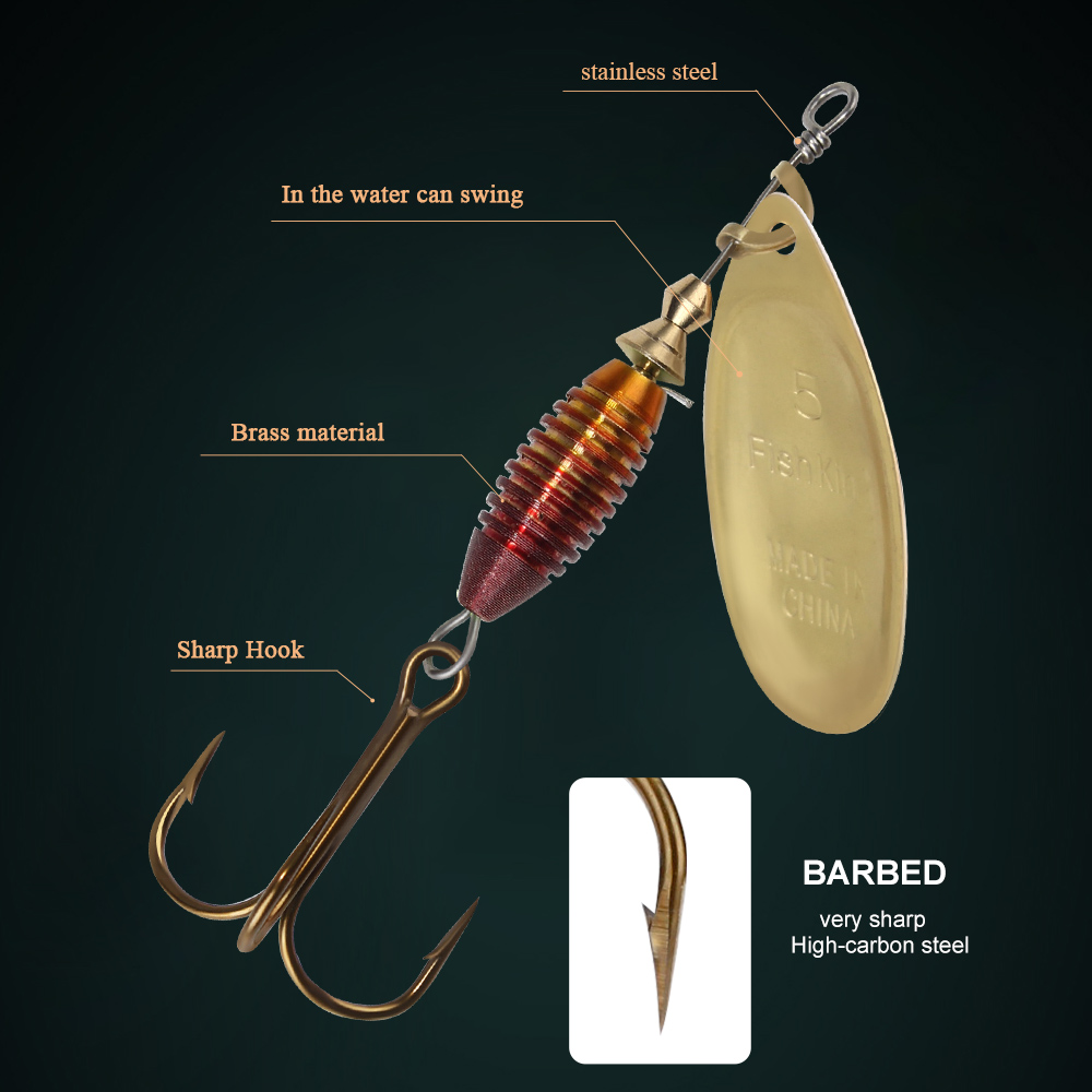 Kim Loại Mồi Câu Cá 4G 4.8G 7G - đánh giá và giá Fishing Hook Treble