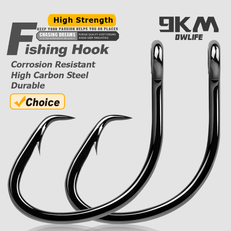 9KM Circle Hooks 25~50Pcs Salt - đánh giá và giá Fishing Hook Circle