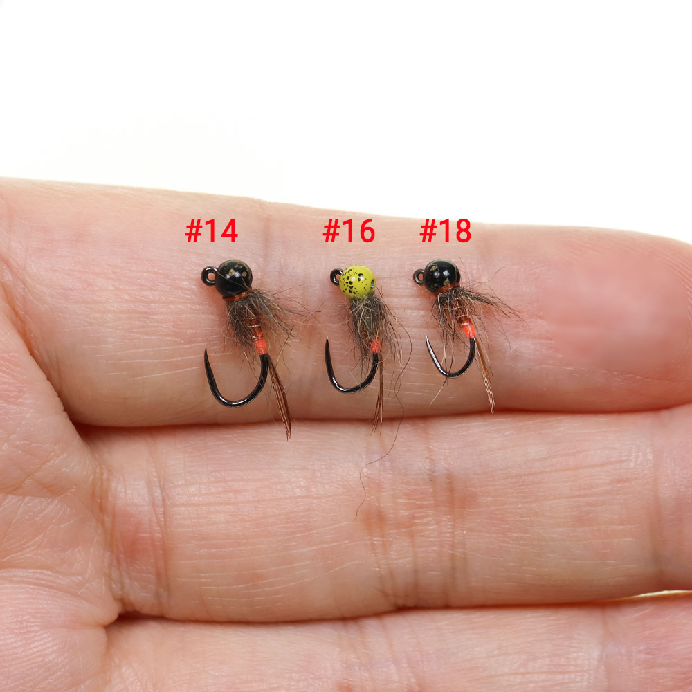 6PCS Jig Tungsten Bead Head Ny - đánh giá và giá Fishing Hook Barbless
