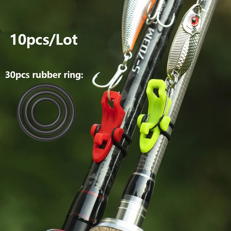 1-10pcs Fishing Rod Pole Hook  - đánh giá và giá Fishing Hook Box