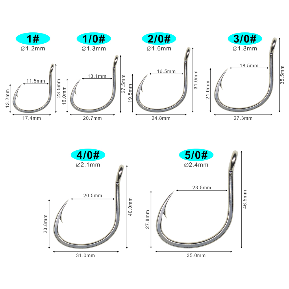 ICERIO 10 Phát Sáng Lớp Phủ Ch - đánh giá và giá Fishing Hook Assortment