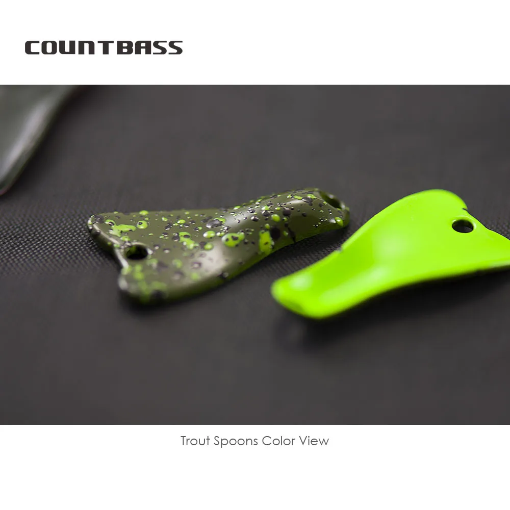 COUNTBASS 5/64Oz 2G Đúc Thìa C - đánh giá và giá Fishing Hook Barbless