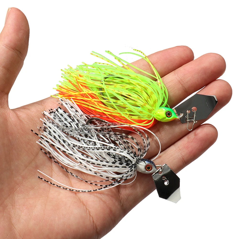 Spinner Bait 7g/9g/12g/14g/21g - đánh giá và giá Fishing Hook Weedless