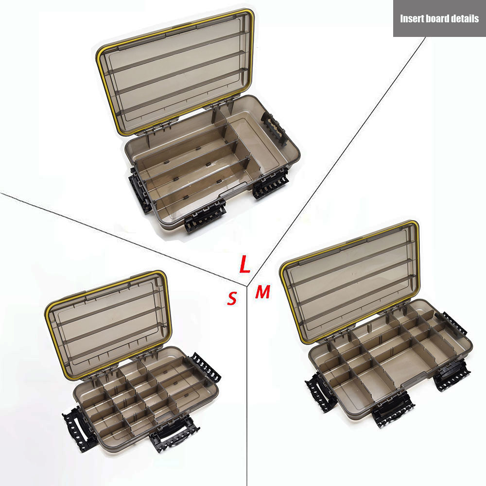 Waterproof Fishing Tackle Box  - đánh giá và giá Fishing Hook Size