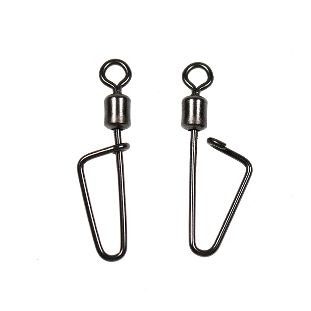 20PCS #12 -1/0 Rolling Swivel  - đánh giá và giá Fishing Hook Stainless Steel