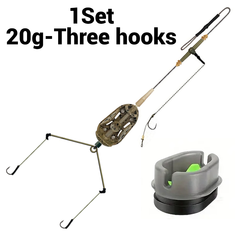 3 Hook Pre-tied Carp Hair Rigs - đánh giá và giá Fishing Hook Assortment
