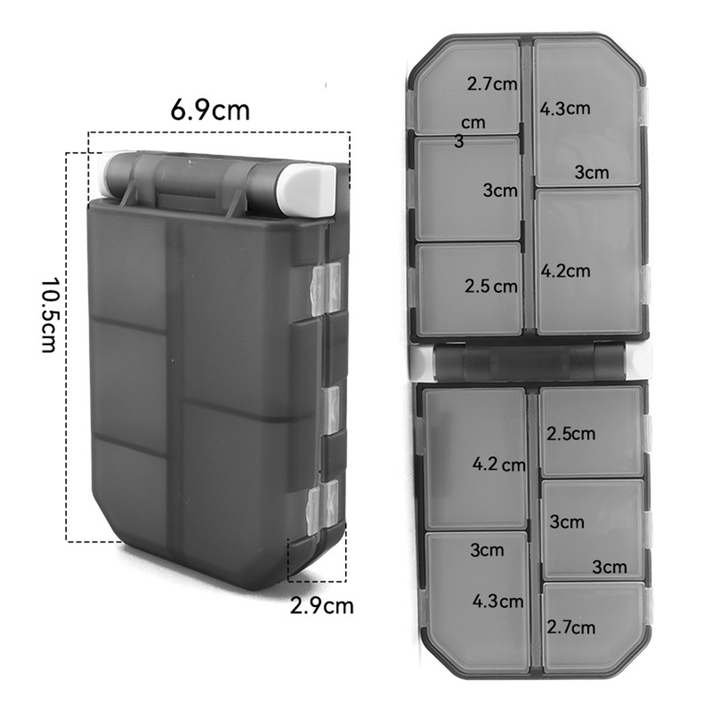 Fishing Tackle Box Double-Side - đánh giá và giá Fishing Hook Box