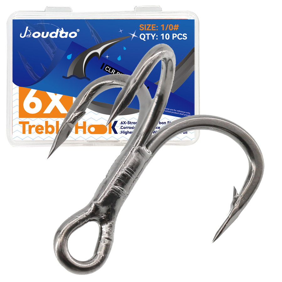 6X Fishing Treble Hook 10Pcs T - đánh giá và giá Fishing Hook Offset