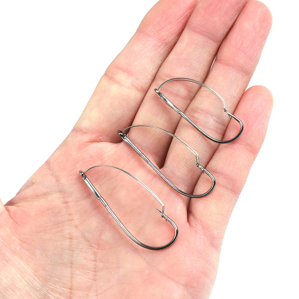10Pcs/box Fishing Wacky Weedle - đánh giá và giá Fishing Hook Box
