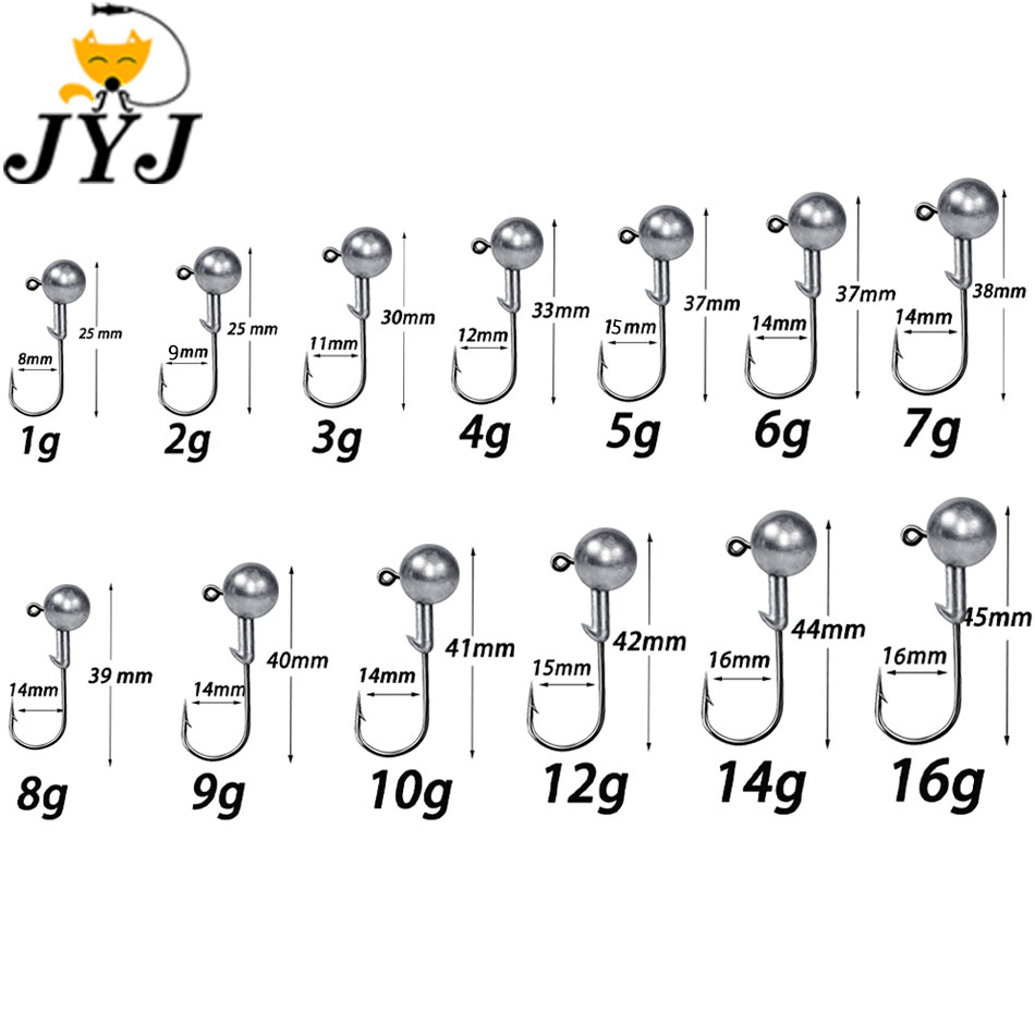 WODJYJ 1g 2g 3g 4g 5g 7g 8g 10 - đánh giá và giá Fishing Hook Offset