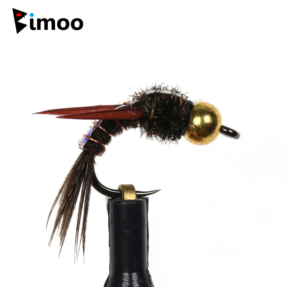 Bimoo 8 Cái Đồng Beadhead Ác M - đánh giá và giá Fishing Hook Barbless