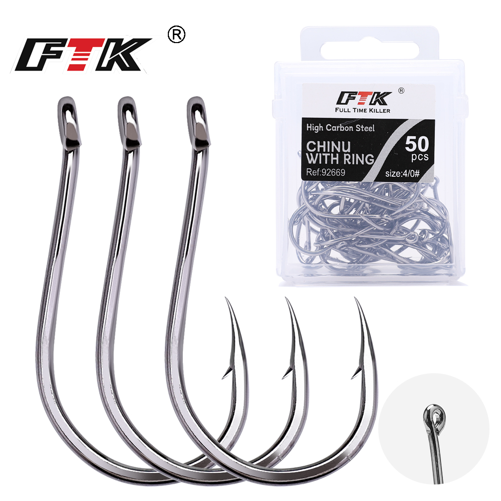FTK 50-100Pcs/Box Fishing Hook - đánh giá và giá Fishing Hook Circle