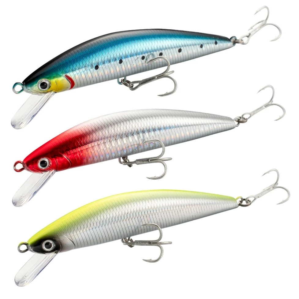 Fishing Lure Sinking Minnow 13 - đánh giá và giá Fishing Hook Treble