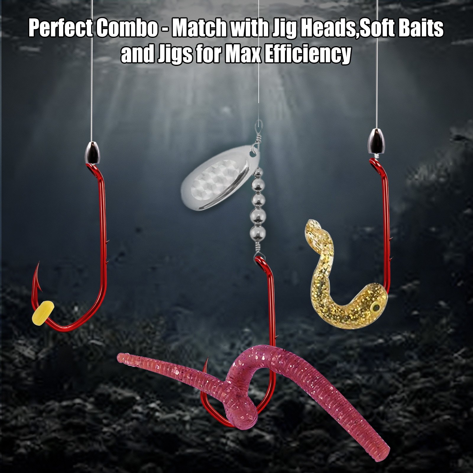 9KM Baitholder Hook 50-100pcs  - đánh giá và giá Fishing Hook Circle
