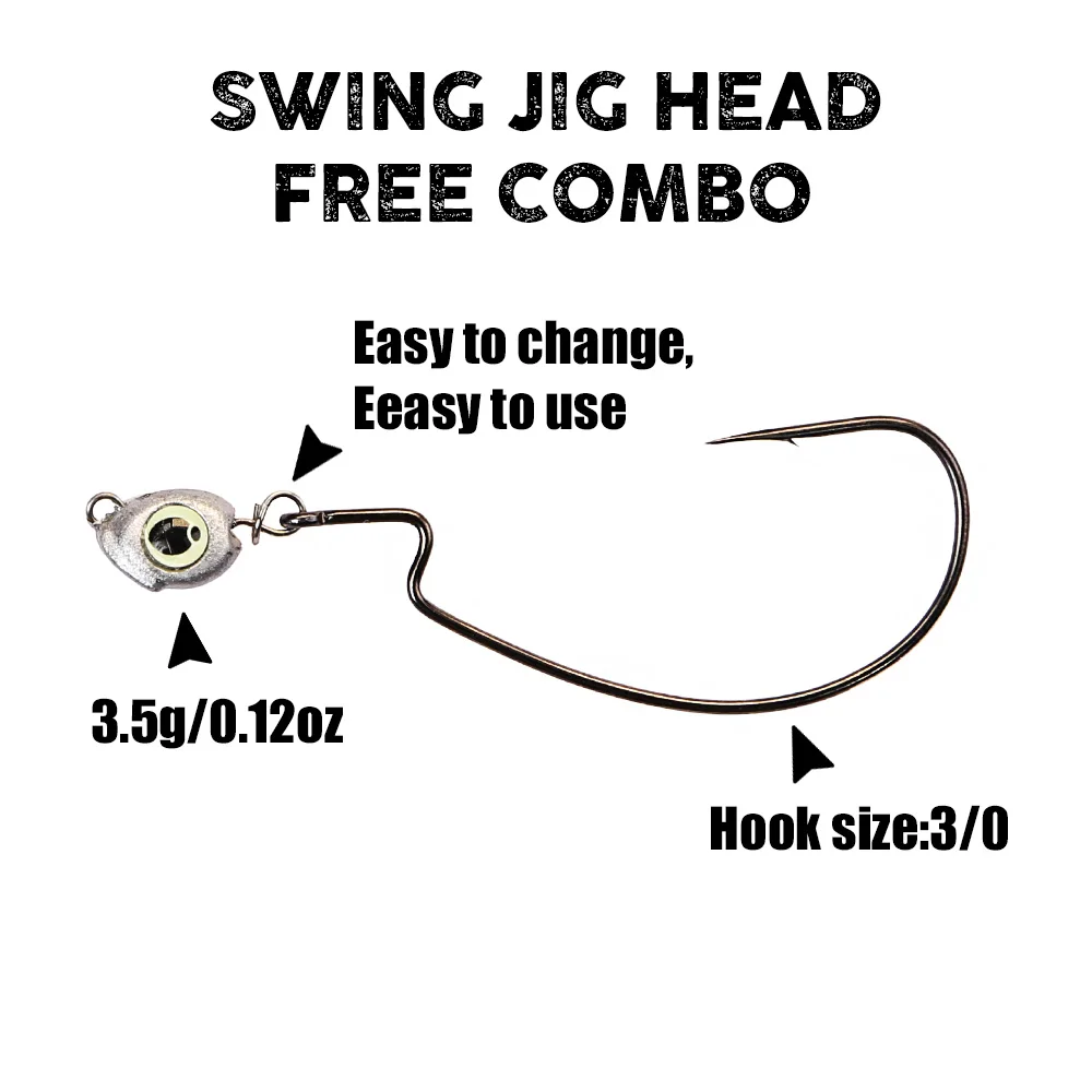 B&U Swing Jig Head Cheburashka - đánh giá và giá Fishing Hook Jig