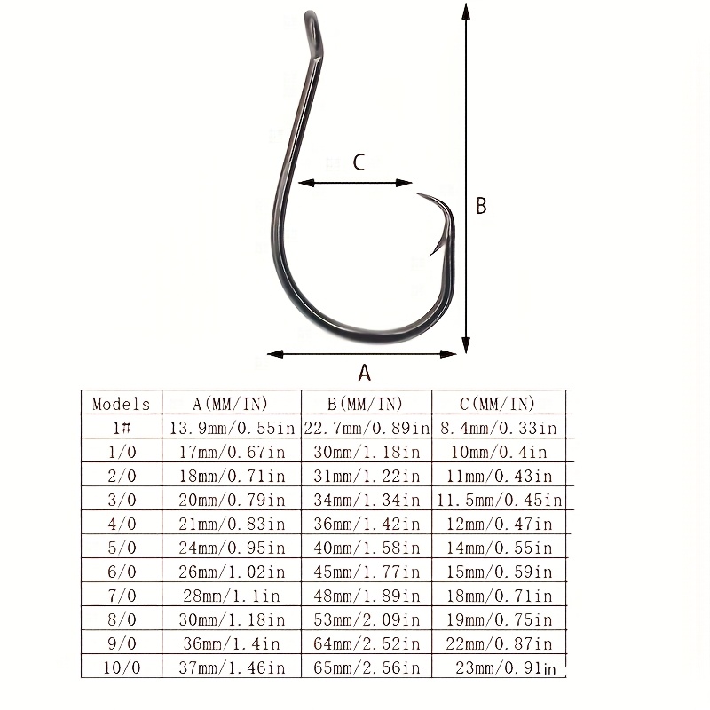 50pcs Circle Hooks Fishing Equ - đánh giá và giá Fishing Hook Circle