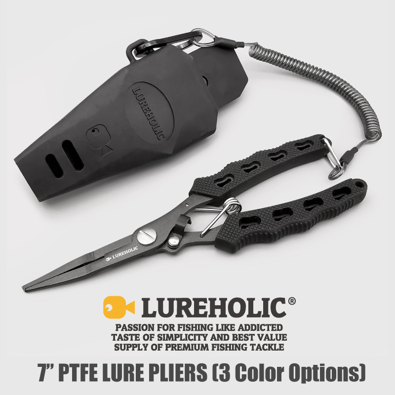 Lureholic 7” PTFE Coated Lure  - đánh giá và giá Fishing Hook Sharpener
