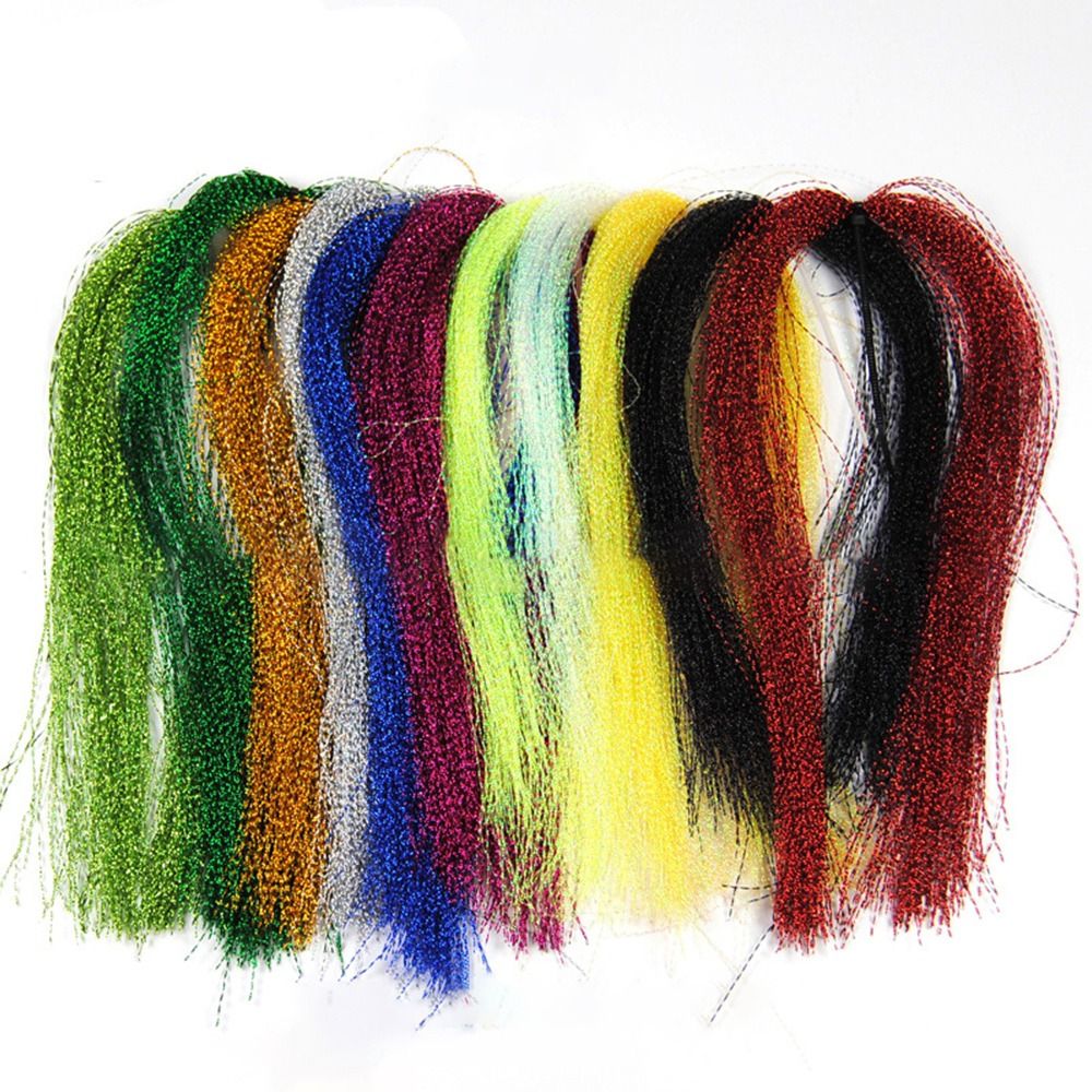 New Flash Fly Tying Materials  - đánh giá và giá Fishing Hook Jig